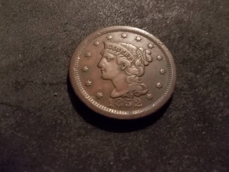 1852 Large Cent