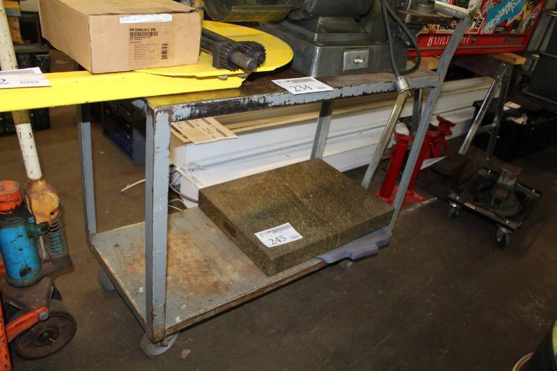 lot 234 image: Heavy Duty Metal Utility Cart