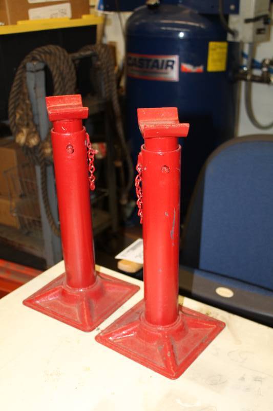lot 240 image: Post Jack Stands