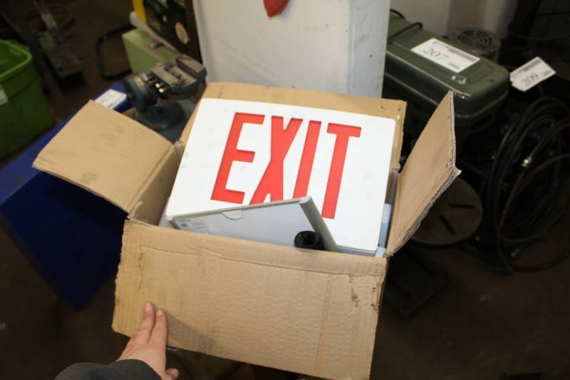 lot 272 image: EXIT Commercial Signs