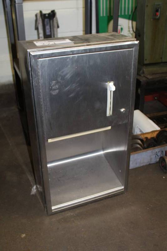 lot 274 image: Commercial Stainless Steel Paper Towel Dispenser