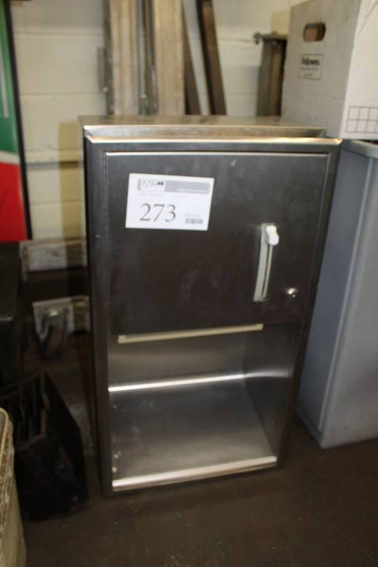lot 273 image: Commercial Stainless Steel Paper Towel Dispenser