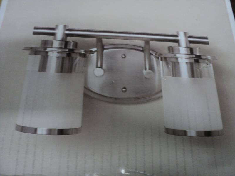 Hampton Bay 2 Light Vanity Fixture Electronics Movies Games Household Commercial And More K Bid