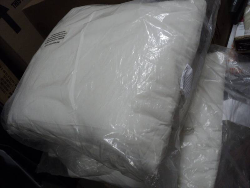 lot 32 image: 4 20 x 18 Pillows need covering....