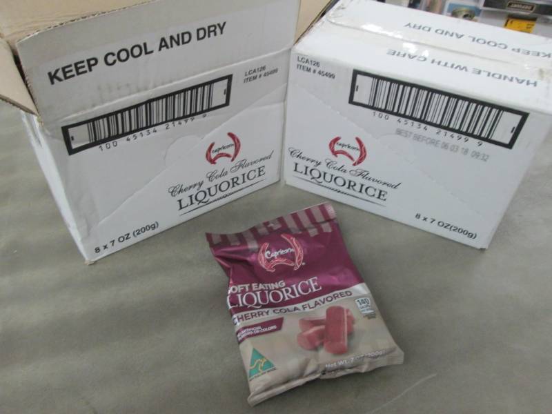 lot 89 image: 2 Cases of Cherry Cola Flavored Liq...