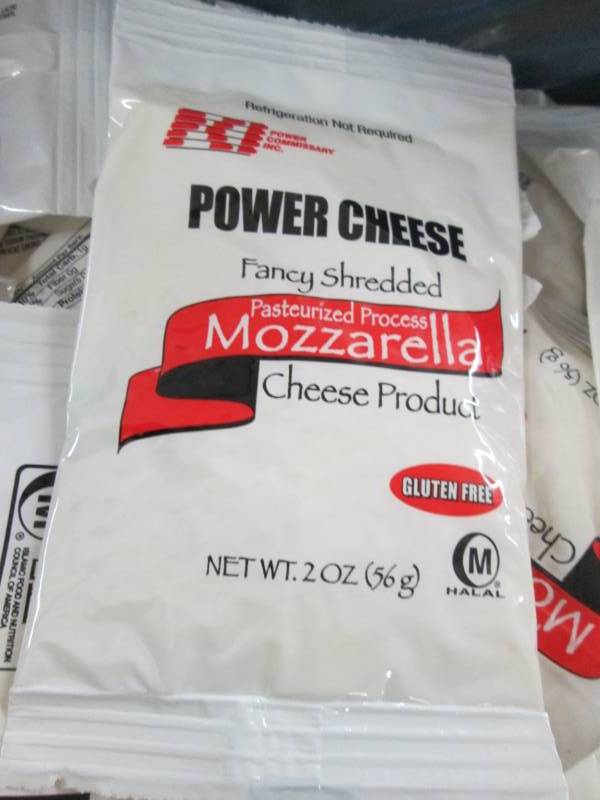 lot 99 image: Case of 2 oz Power Cheese Shredded ...