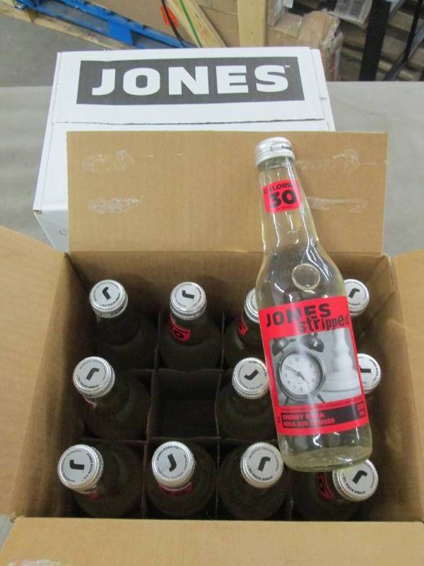 lot 106 image: 2 Cases of 12 Jones Stripped Cherry...