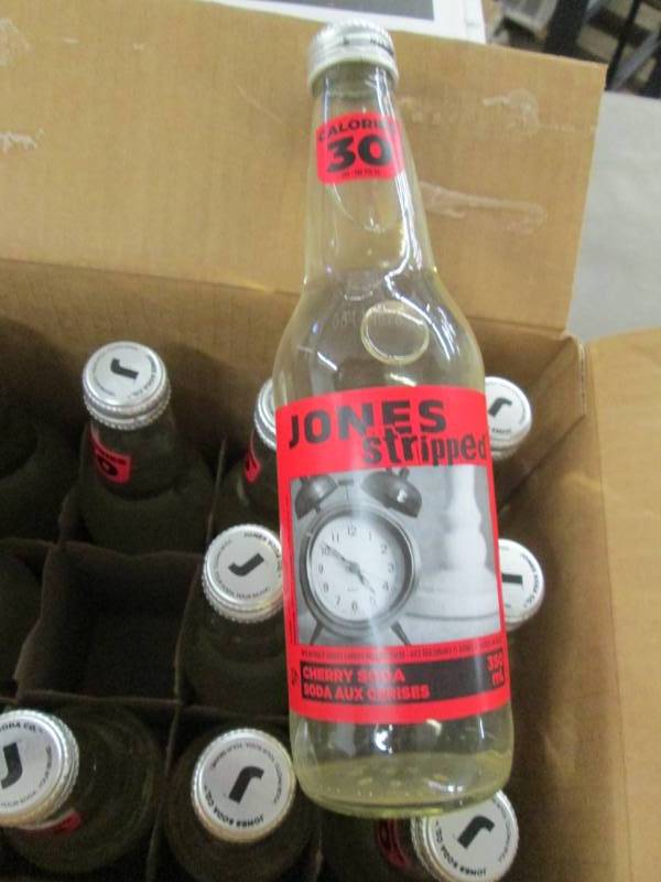 lot 107 image: 2 Cases of 12 Jones Stripped Cherry...