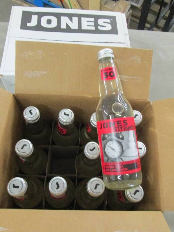 lot 108 image: 2 Cases of 12 Jones Stripped Cherry...