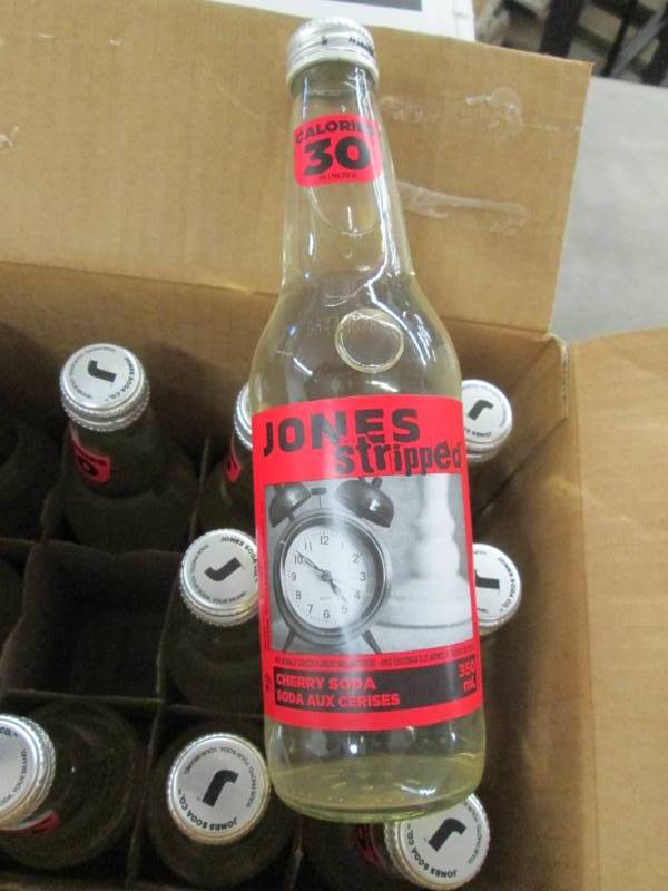 lot 109 image: 2 Cases of 12 Jones Stripped Cherry...