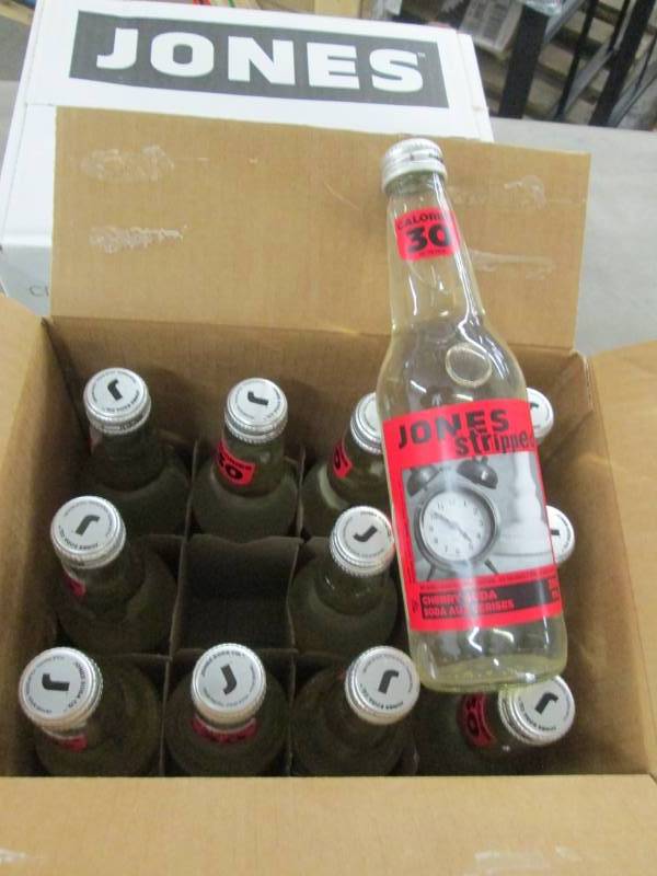 lot 110 image: 2 Cases of 12 Jones Stripped Cherry...