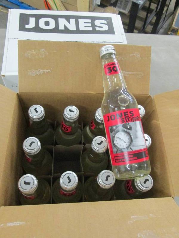 lot 112 image: 2 Cases of 12 Jones Stripped Cherry...
