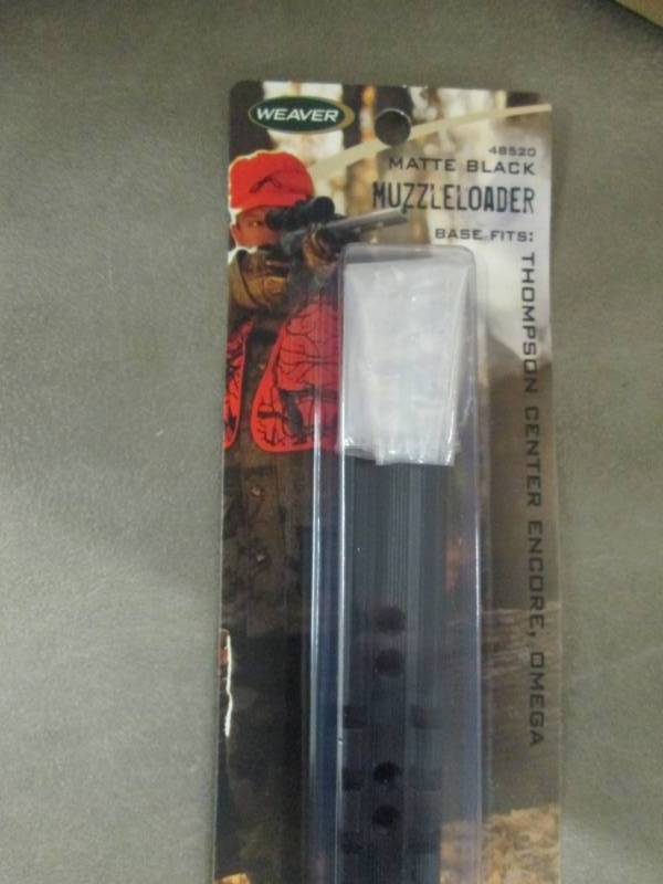 lot 122 image: Lot of 12 Weaver Muzzleloader Base ...