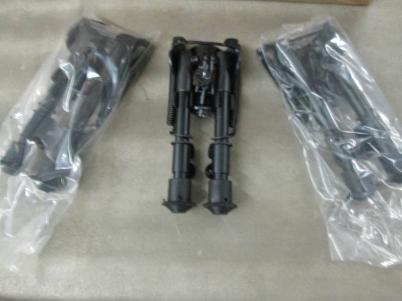 lot 123 image: Lot of 3 Gun Rifle Firearm BI-POD 6...