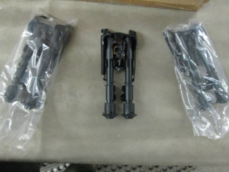 lot 130 image: Lot of 3 Gun Rifle Firearm BI-POD 6...