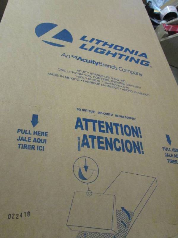 lot 143 image: 15 pack Lithonia Lighting White Egg...