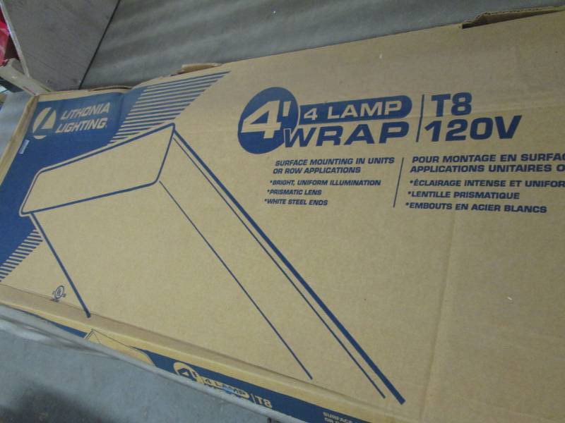 lot 161 image: Lithonia Lighting SB 4 32 120 14 G...