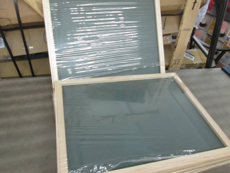 lot 167 image: Lot of 5 Wood Framed Chalk Boards 2...