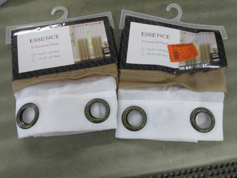 lot 193 image: Lot of 2 Achim Sheer Essence Tan Wi...