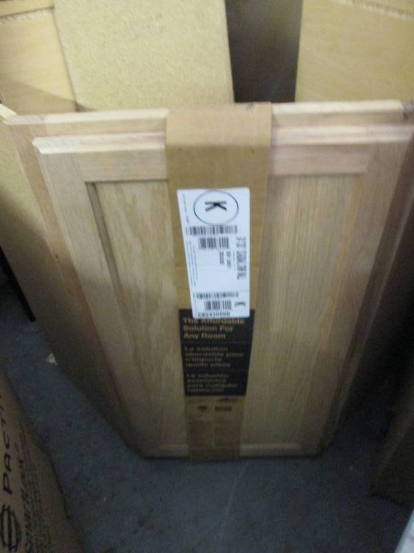 lot 223 image: 24x30 Diagonal Corner Wall Cabinet,...