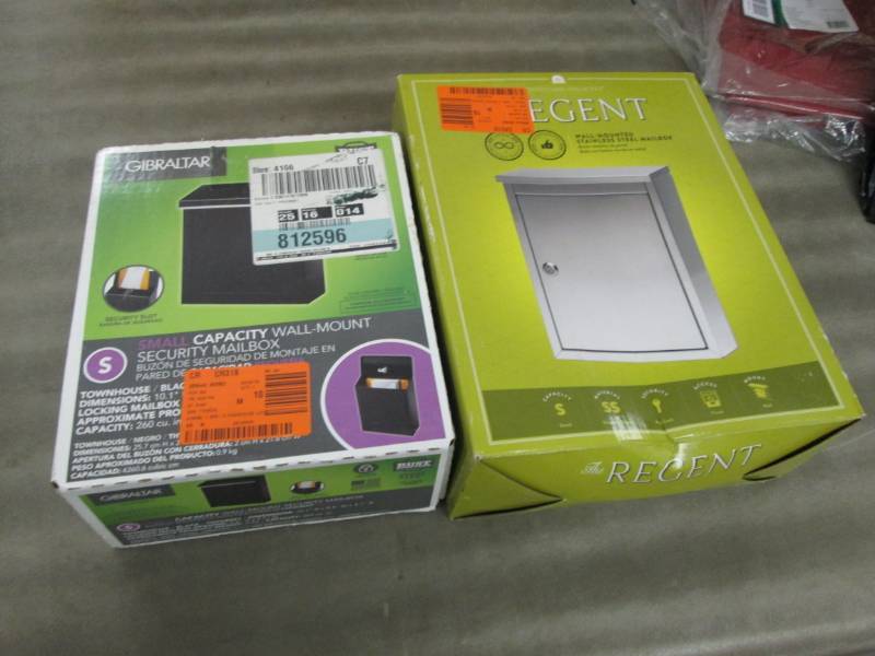 lot 242 image: Lot of 2 Mailboxes open box...
