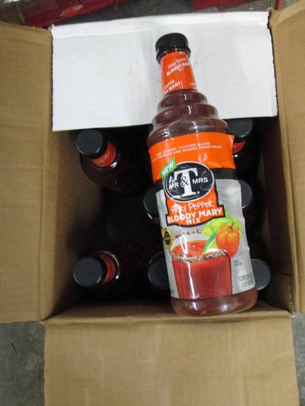 lot 247 image: Case of 12 - 1 liter size Mr& Mrs T...