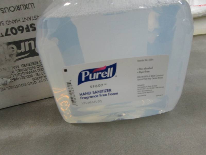lot 248 image: Pack of 2 - 1200 ml Purell Hand San...