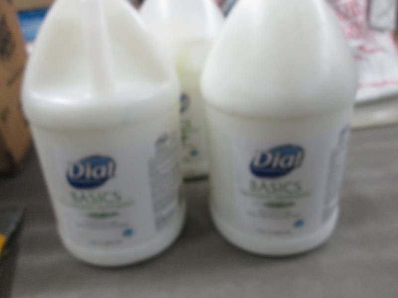 lot 268 image: 3 Gallons Dial Basics Hand Soap Ret...