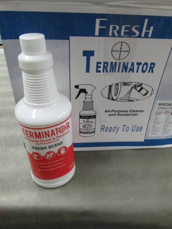 lot 274 image: Case of 12 Terminator Deodorizer Al...