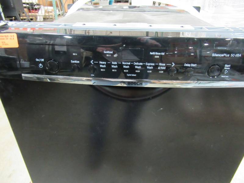 lot 322 image: Bosch Ascenta 50-Decibel Built-In Dishwasher (Black) (Common 24-in Actual 23.625-in) ENERGY STAR SHE3ARF6UC - BAD CONTROL BOARD