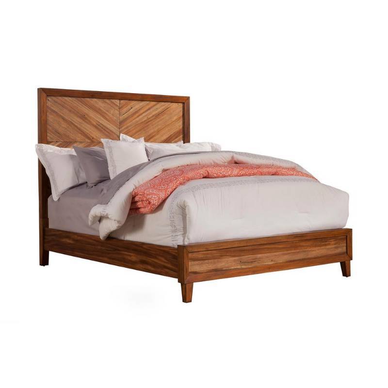lot 9 image: Trinidad Toffee Queen Panel Bed, 2500-01Q - NEW