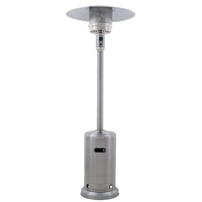 lot 122 image: Gardensun 41,000 BTU Stainless Steel Propane Patio Heater, HSS-A-SS. In nice condition - May be missing parts - Please inspect