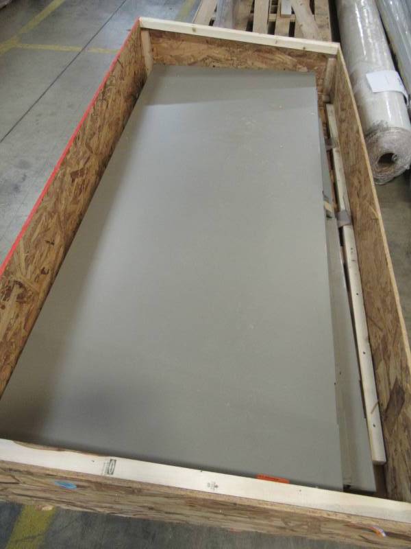 lot 28 image: 3 TRUDOOR Hollow Steel Doors, 18ga, 90 Minute Fire Label, Size. 35 34 X 83 18 X 1 34 - No Bore.