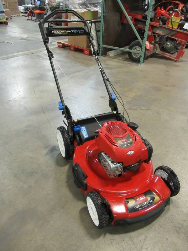 lot 29 image: TORO 22 in. Recycler SmartStow Personal Pace Variable Speed High-Wheel Drive Walk Behind Gas Mower, 20340