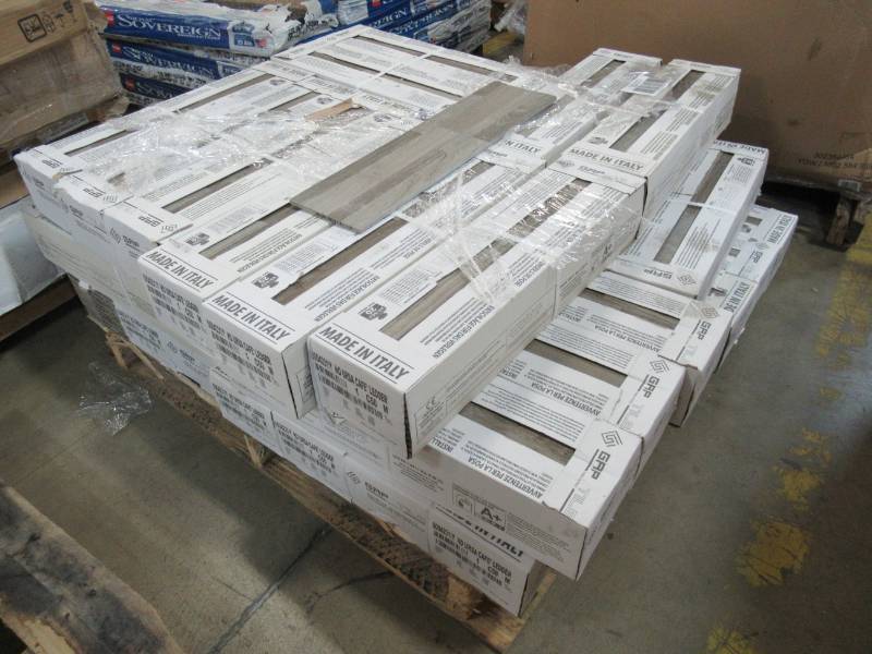 lot 63 image: MSI Ursa Cafe Ledger Panel 6 in. x 24 in. Glazed Porcelain Wall Tile (35 Cases - 11 sq. ft.  case), NHDURSCAF6X24