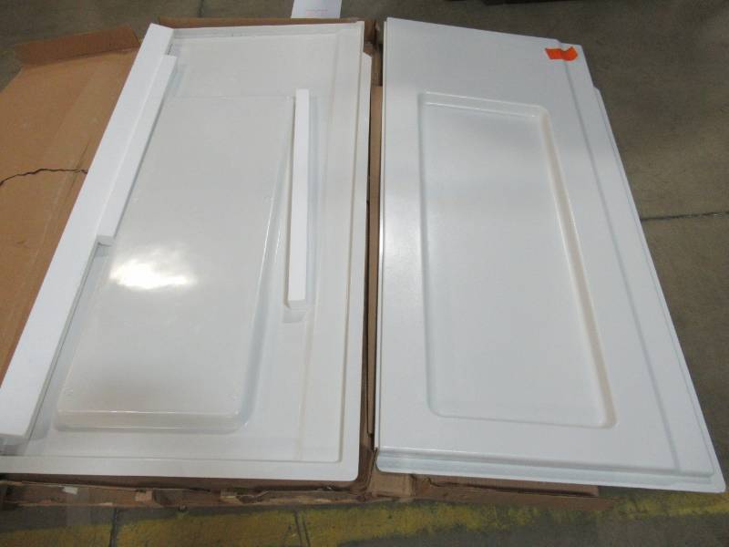 lot 84 image: Sterling Advantage White Shower Wall Surround Side Panels (Common 36 x 1.625 X 65 Tall), 62015800-0