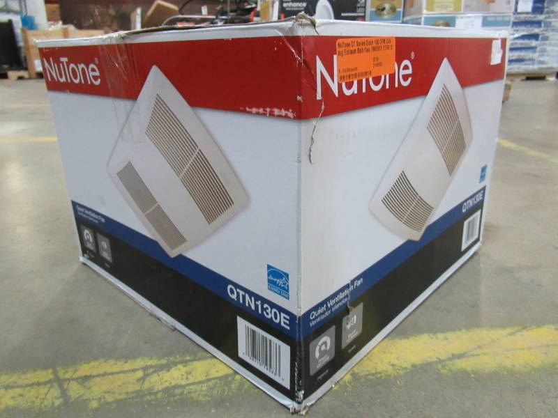 lot 112 image: NuTone QT Series Quiet 130 CFM Ceiling Exhaust Bath Fan, ENERGY STAR Qualified, QTN130E