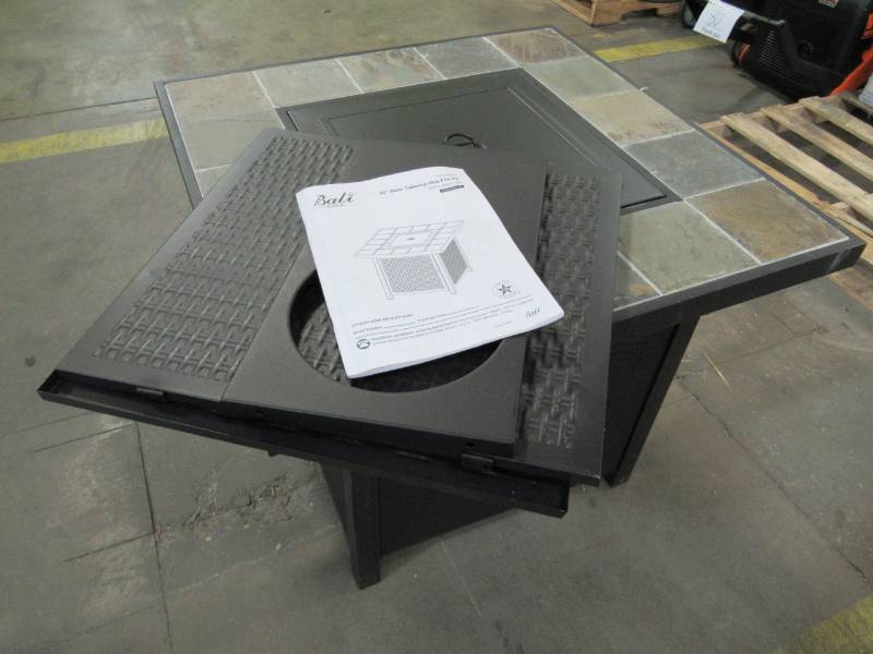 lot 121 image: Bali 30-in W 50000-BTU Propane Gas Fire Table SRGF11626 - MISSING SCREWS AND LAVA ROCK TO COMPLETE ASSEMBLY