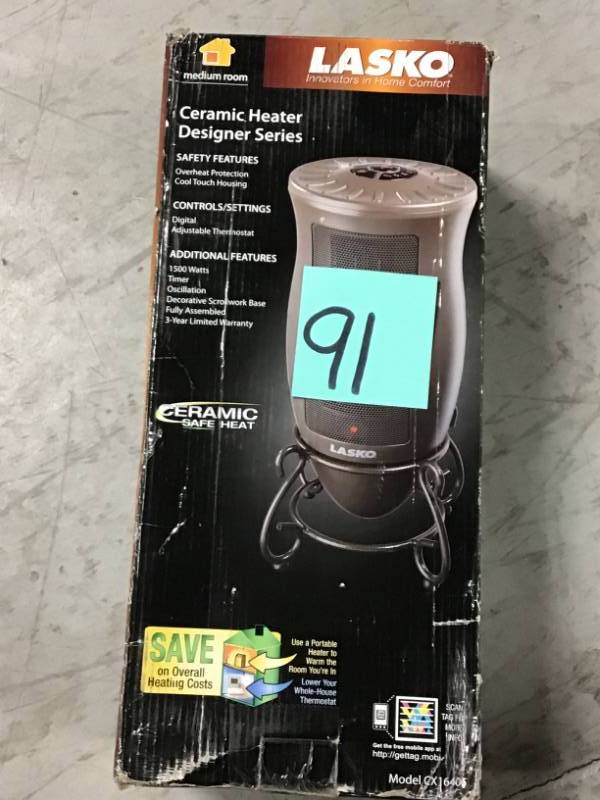 Lasko Ceramic Heater Designer Series not used