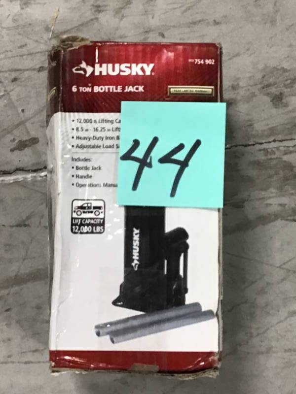 Husky 6-Ton Bottle Jack  open box in like new condition