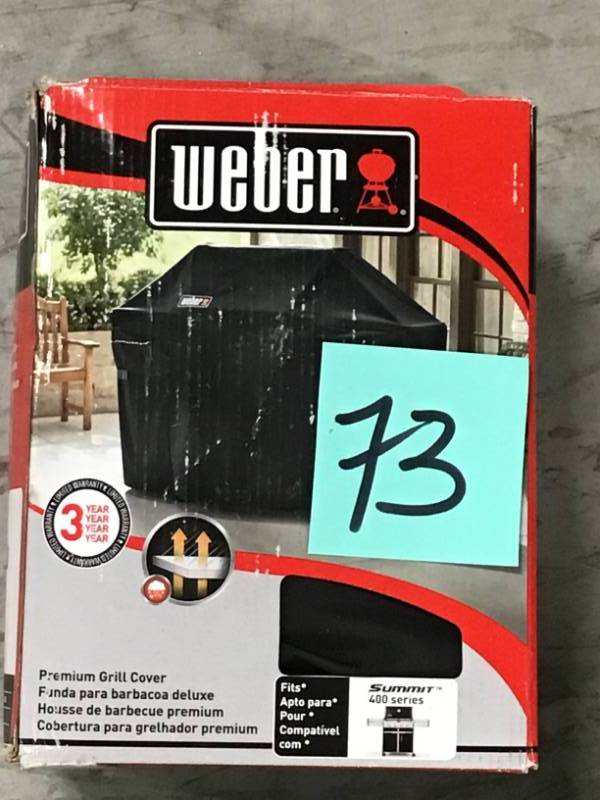 Weber Summit 400 Gas Grill Cover open pkg in like new condition