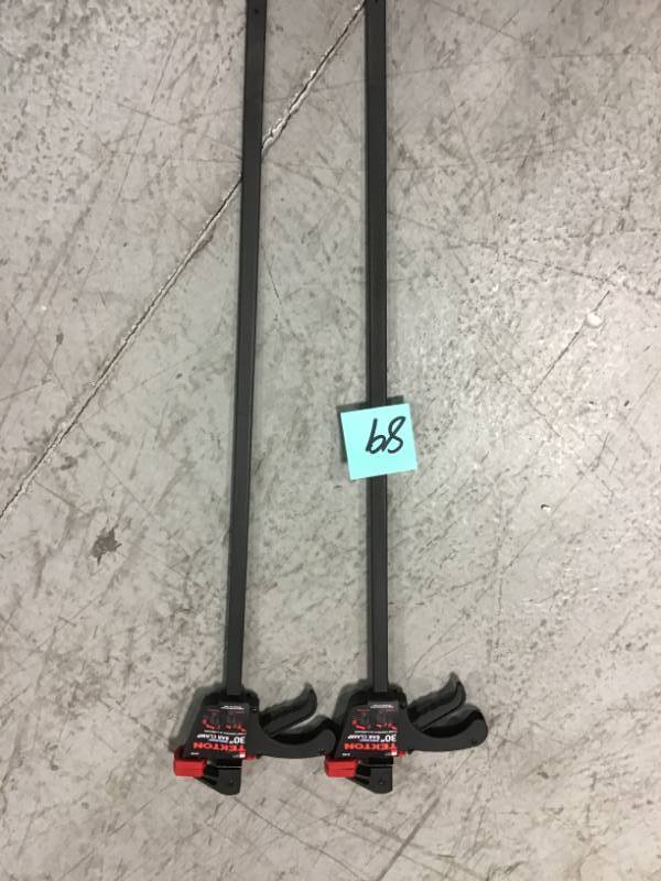 TEKTON 30 in. Ratchet Bar Clamp  36 in. Spreader QTY 2 not used
