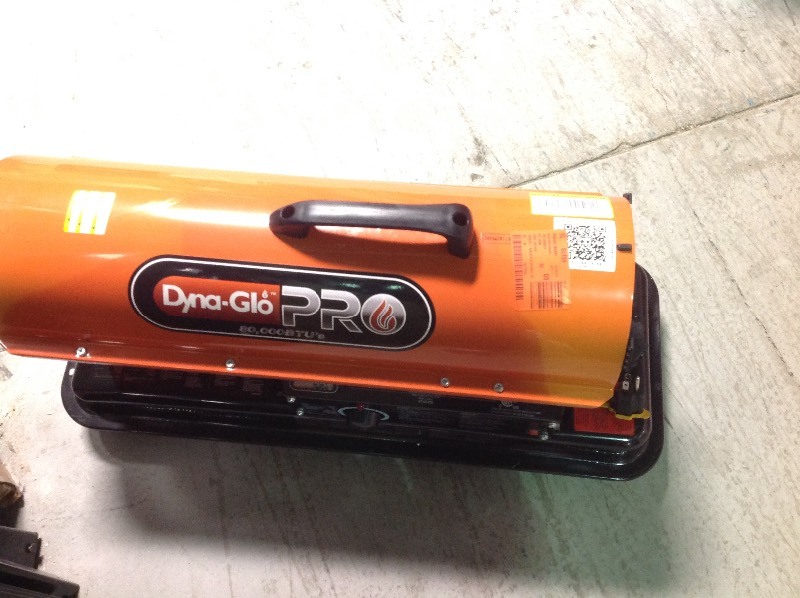 Dyna-Glo Pro 80K BTU Forced Air Kerosene Portable Heater in good conditions