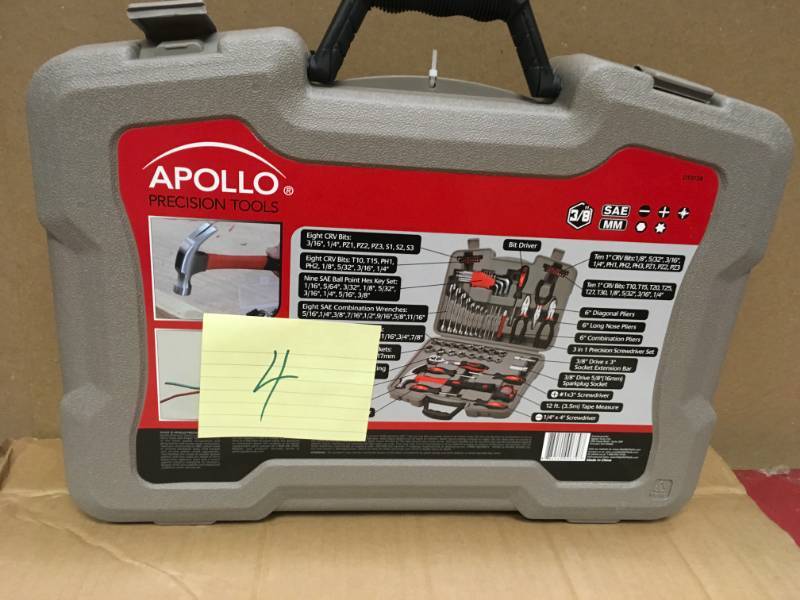 lot 4 image: Apollo General Tool Kit (86-Piece) not used