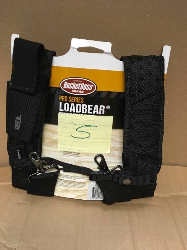 lot 5 image: Bucket Boss LoadBear Suspenders not used