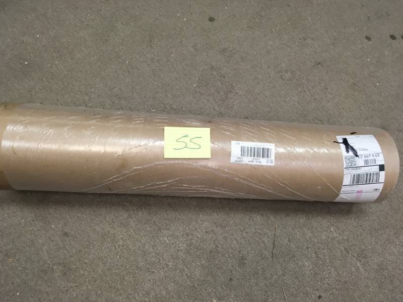 lot 55 image: Pratt Retail Specialties 36 in. x 1200 ft. 30# Paper Roll nt used