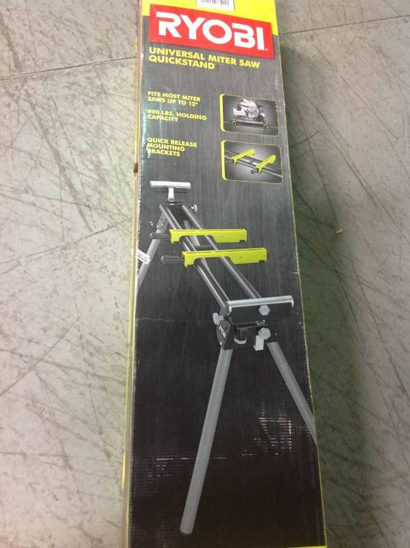 Ryobi Univeral Miter Saw QUICKSTAND  Open box in like new condition