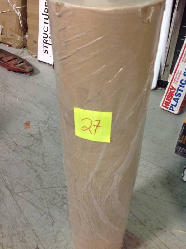 Pratt Retail Specialties 36 in. x 1200 ft. 30# Paper Roll not used