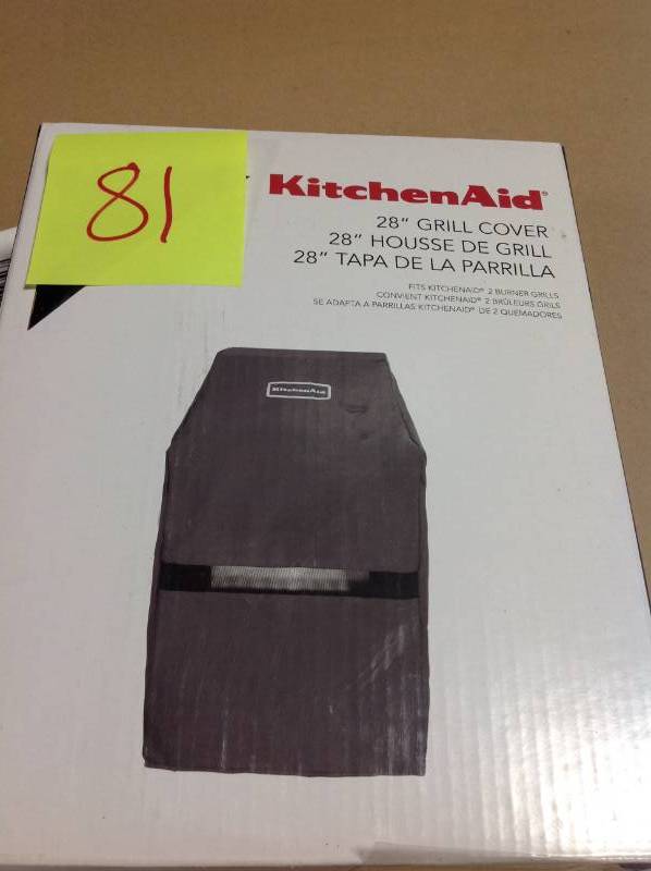 KitchenAid 28 in. Grill Cover  Open box in like new condition