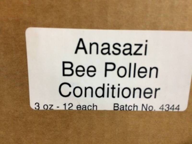 1 CASE NEW IN BOX 12-3OZ ANASAZI BEE POLLEN CONDITIONER